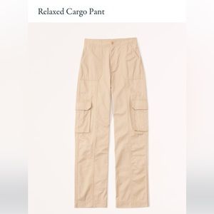 Abercrombie relaxed cargo pant